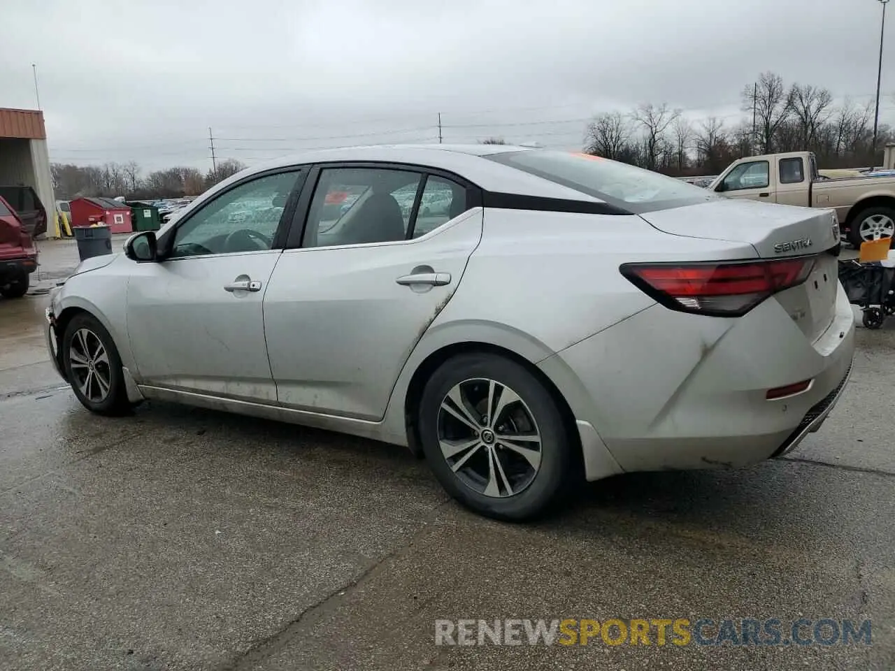 2 Photograph of a damaged car 3N1AB8CV4LY237382 NISSAN SENTRA 2020