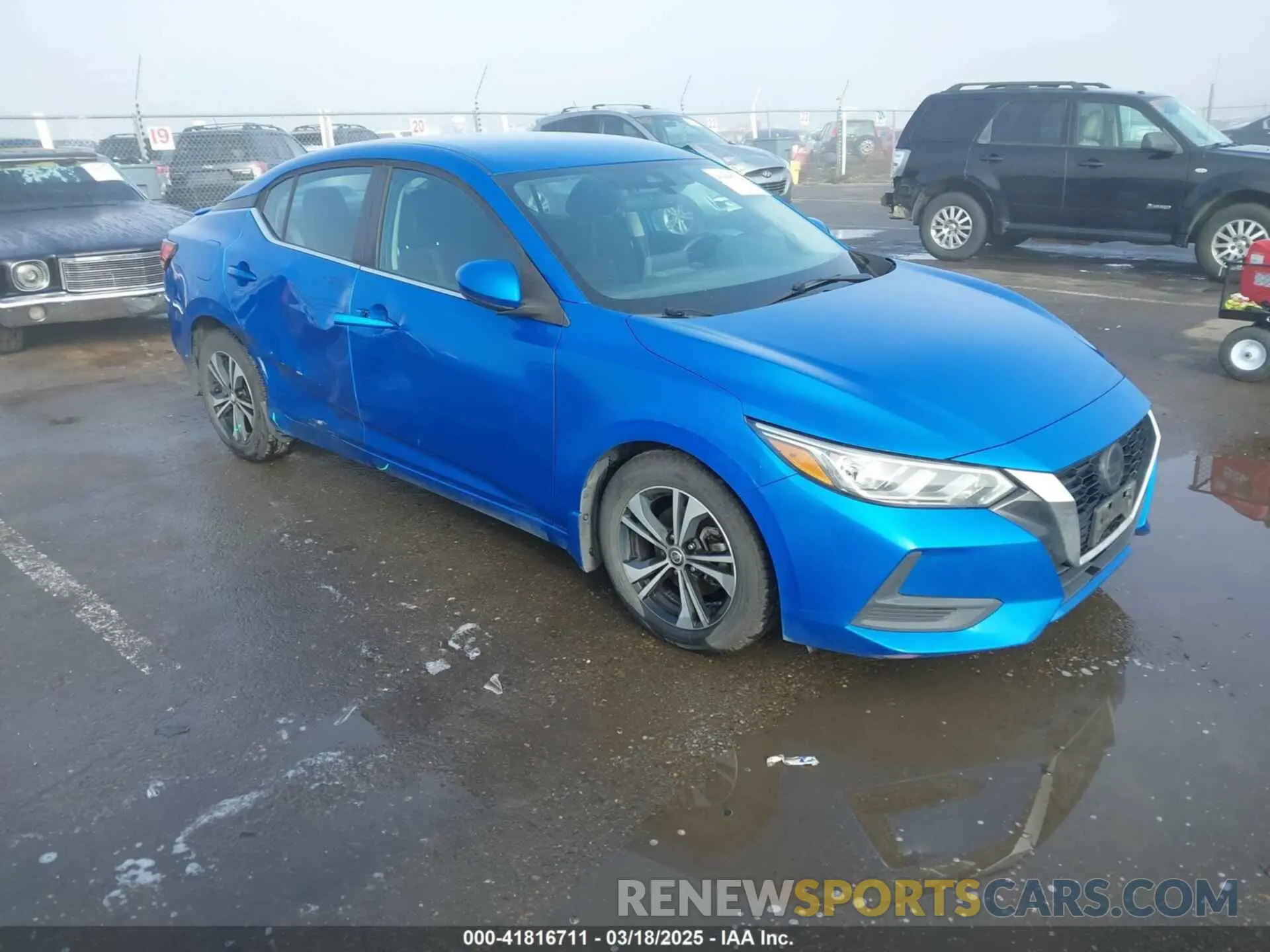 1 Photograph of a damaged car 3N1AB8CV4LY255607 NISSAN SENTRA 2020