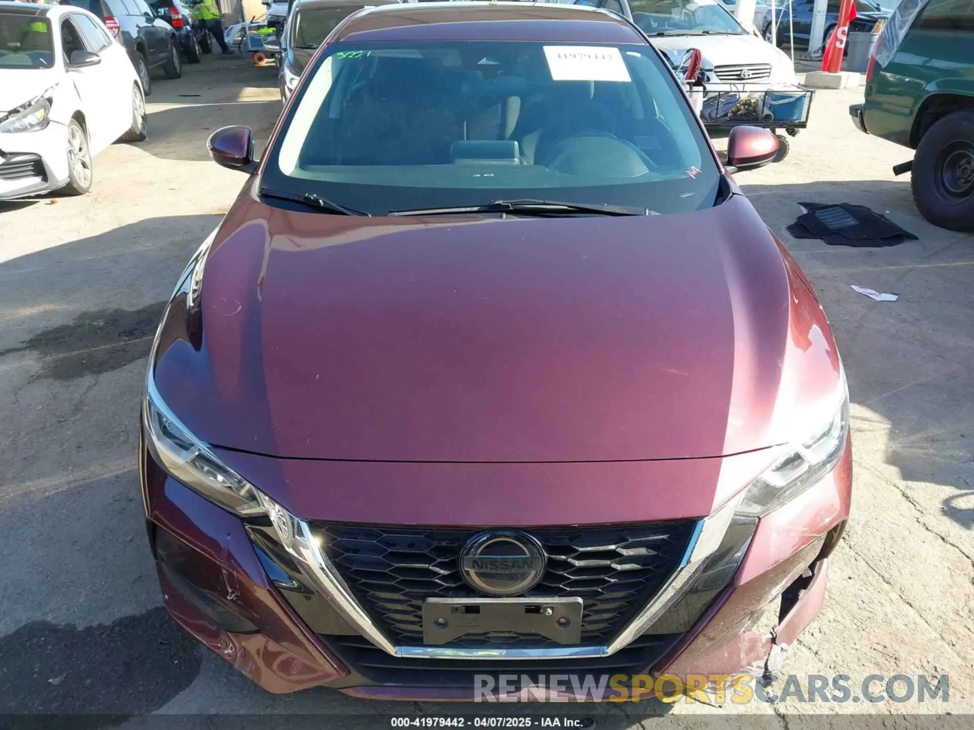 12 Photograph of a damaged car 3N1AB8CV4LY258488 NISSAN SENTRA 2020