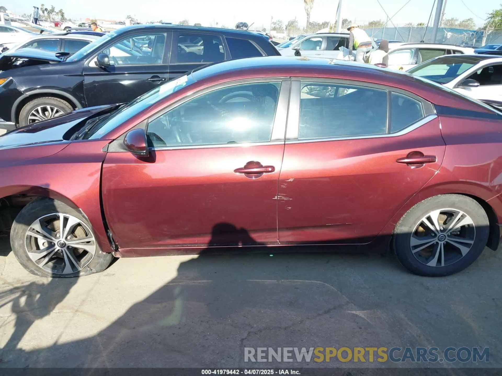 14 Photograph of a damaged car 3N1AB8CV4LY258488 NISSAN SENTRA 2020