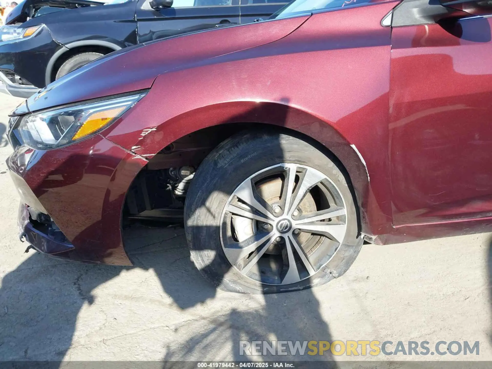 17 Photograph of a damaged car 3N1AB8CV4LY258488 NISSAN SENTRA 2020