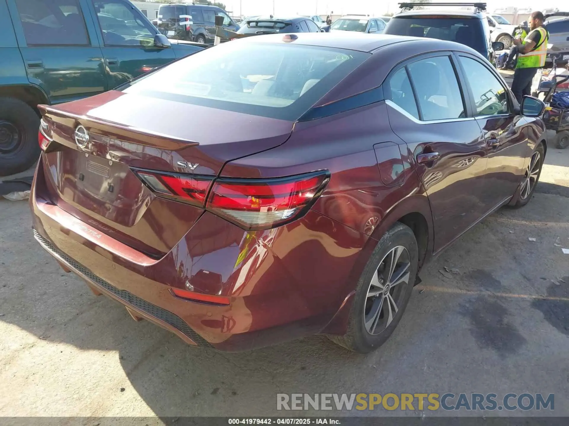 4 Photograph of a damaged car 3N1AB8CV4LY258488 NISSAN SENTRA 2020