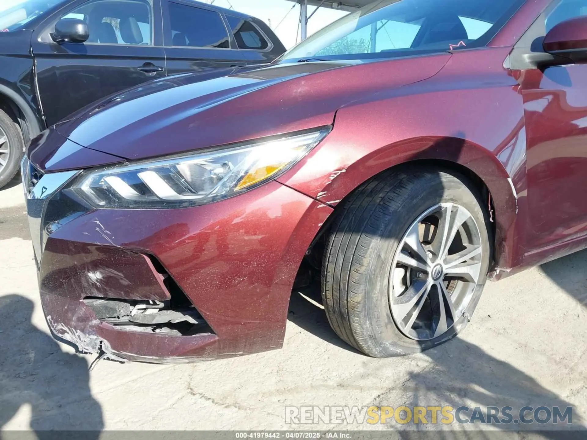 6 Photograph of a damaged car 3N1AB8CV4LY258488 NISSAN SENTRA 2020