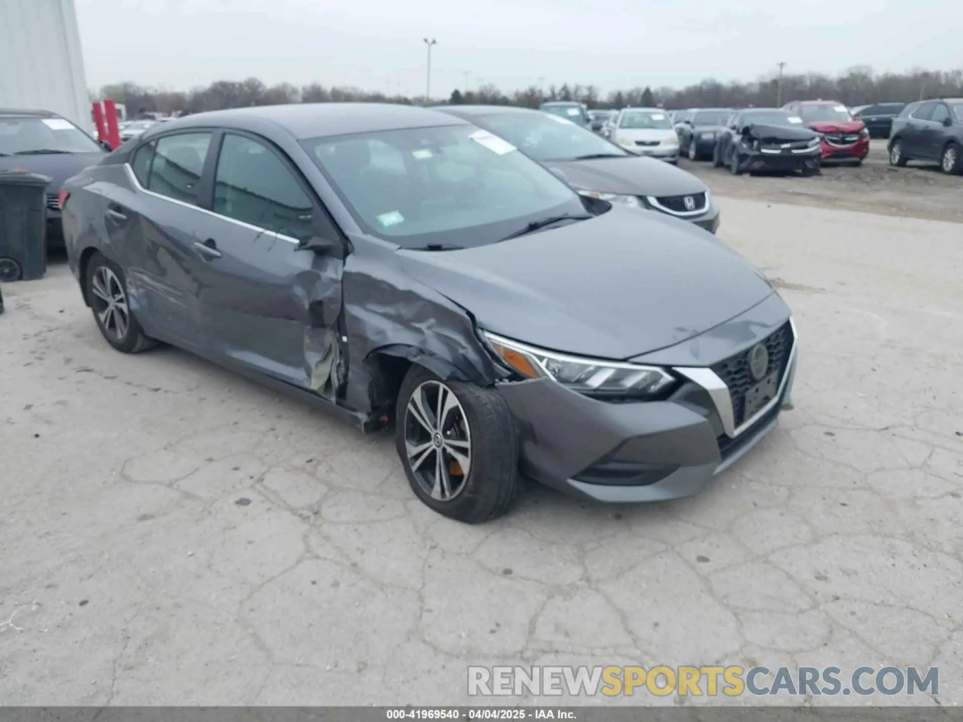 1 Photograph of a damaged car 3N1AB8CV4LY267773 NISSAN SENTRA 2020