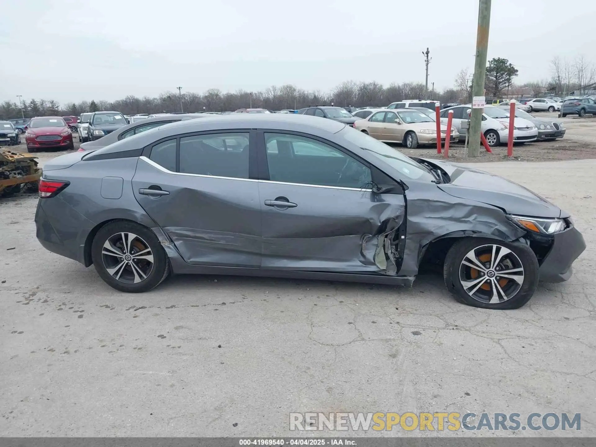 13 Photograph of a damaged car 3N1AB8CV4LY267773 NISSAN SENTRA 2020