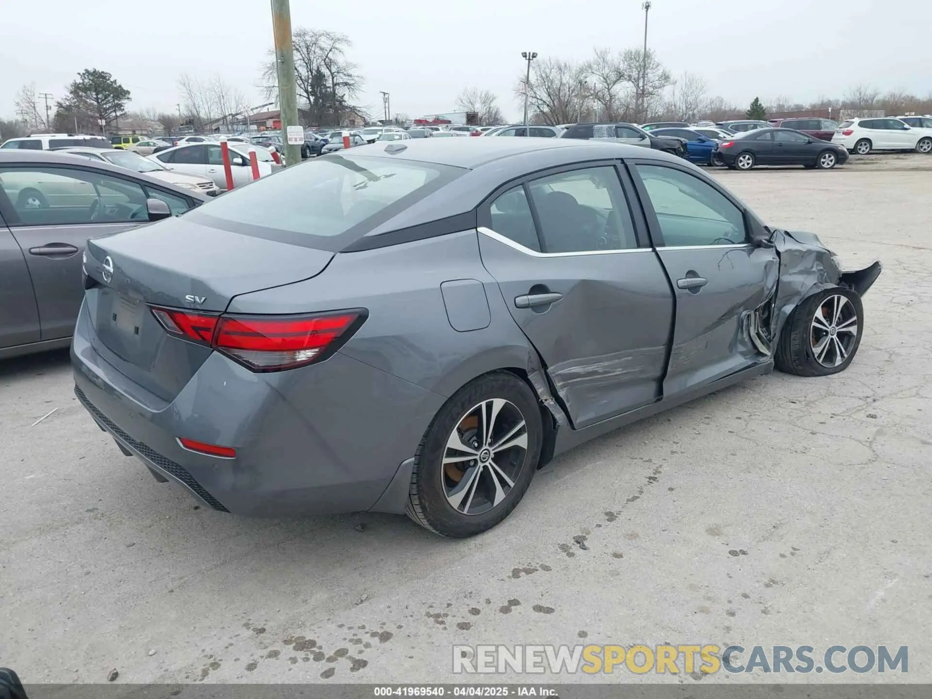 4 Photograph of a damaged car 3N1AB8CV4LY267773 NISSAN SENTRA 2020