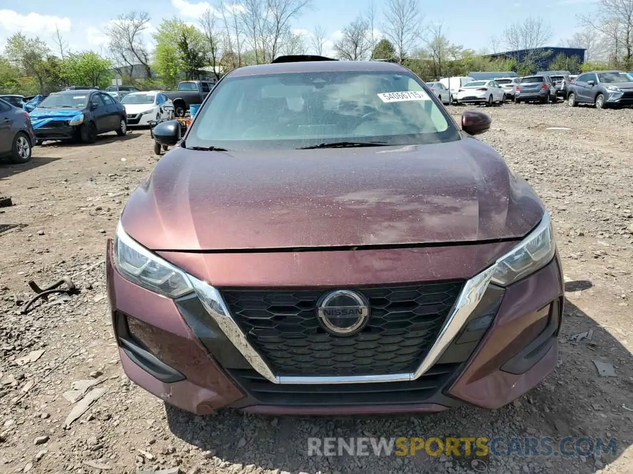 5 Photograph of a damaged car 3N1AB8CV4LY293905 NISSAN SENTRA 2020