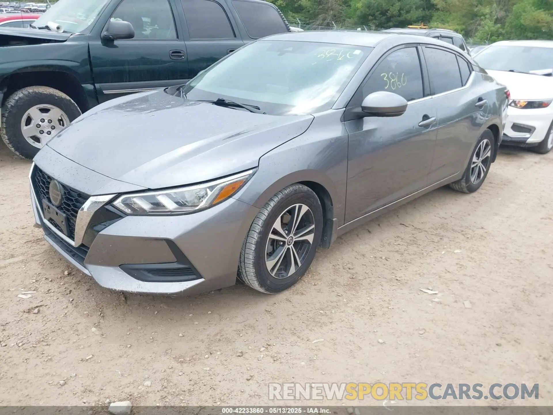 2 Photograph of a damaged car 3N1AB8CV4LY303364 NISSAN SENTRA 2020