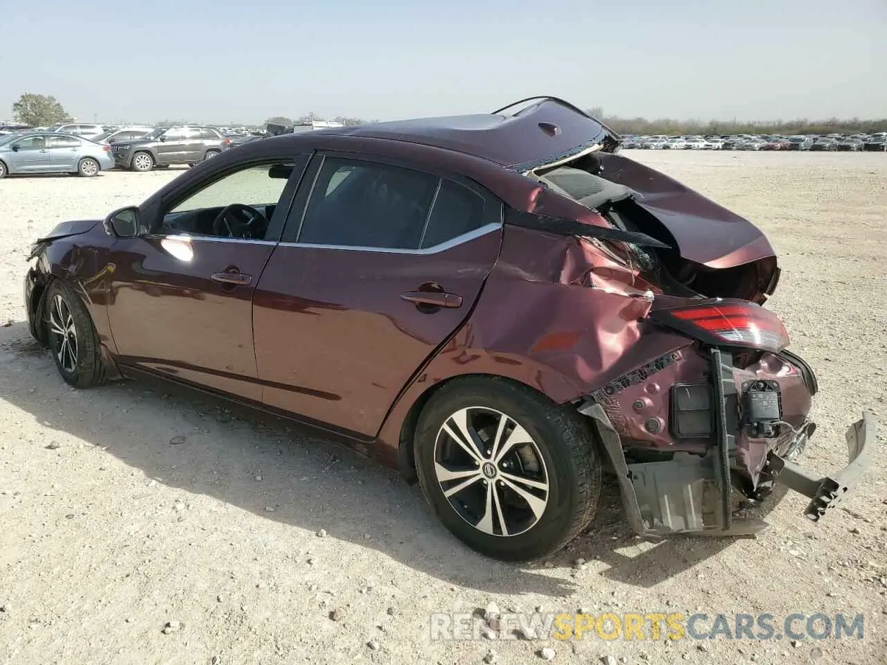 2 Photograph of a damaged car 3N1AB8CV4LY306331 NISSAN SENTRA 2020