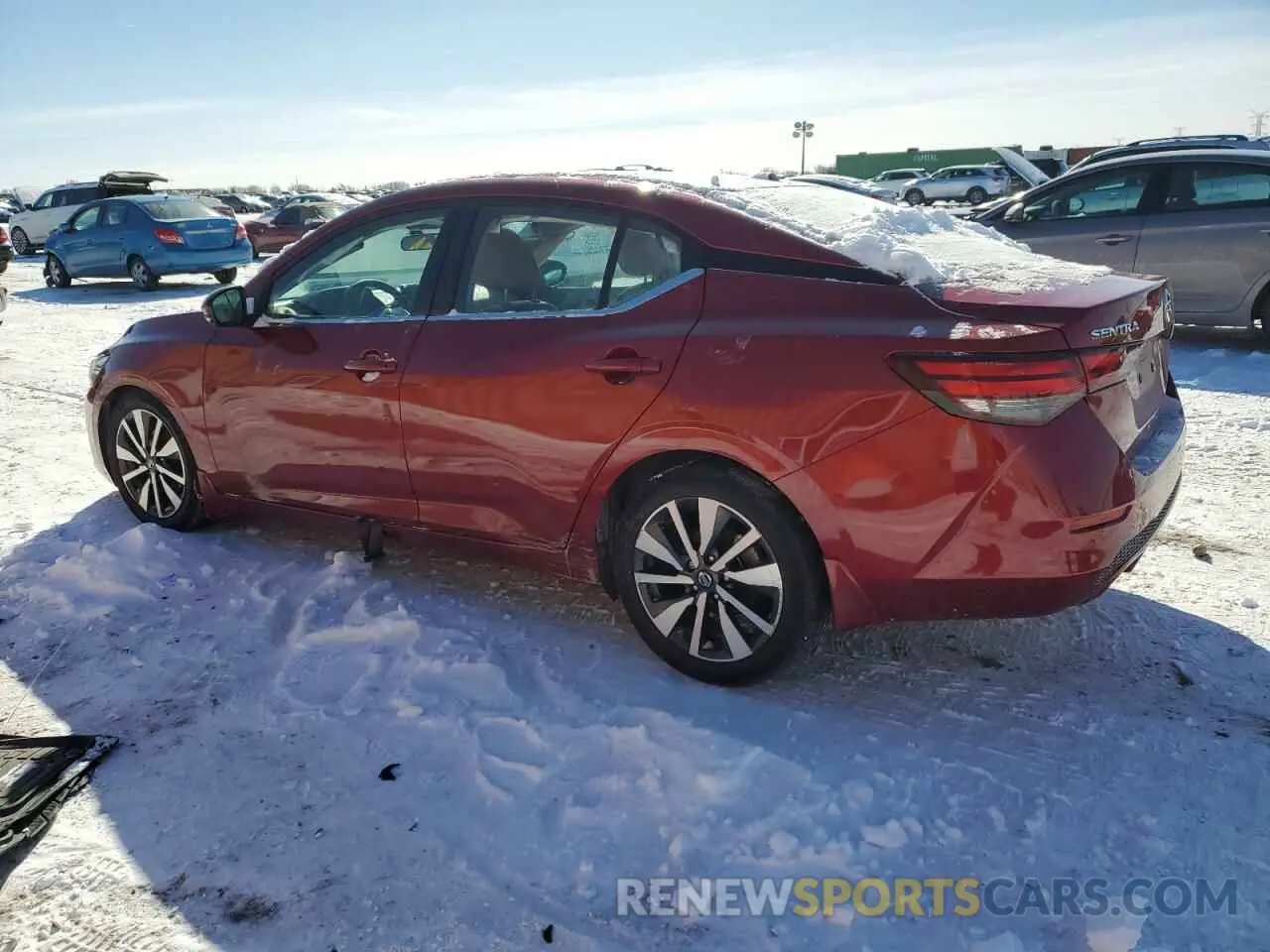 2 Photograph of a damaged car 3N1AB8CV4LY313392 NISSAN SENTRA 2020