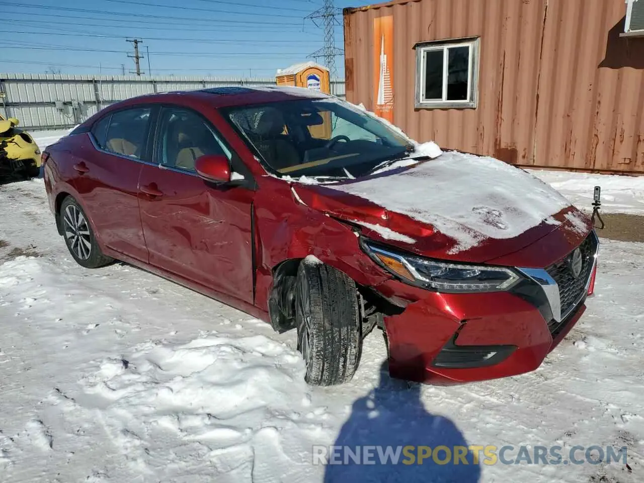 4 Photograph of a damaged car 3N1AB8CV4LY313392 NISSAN SENTRA 2020