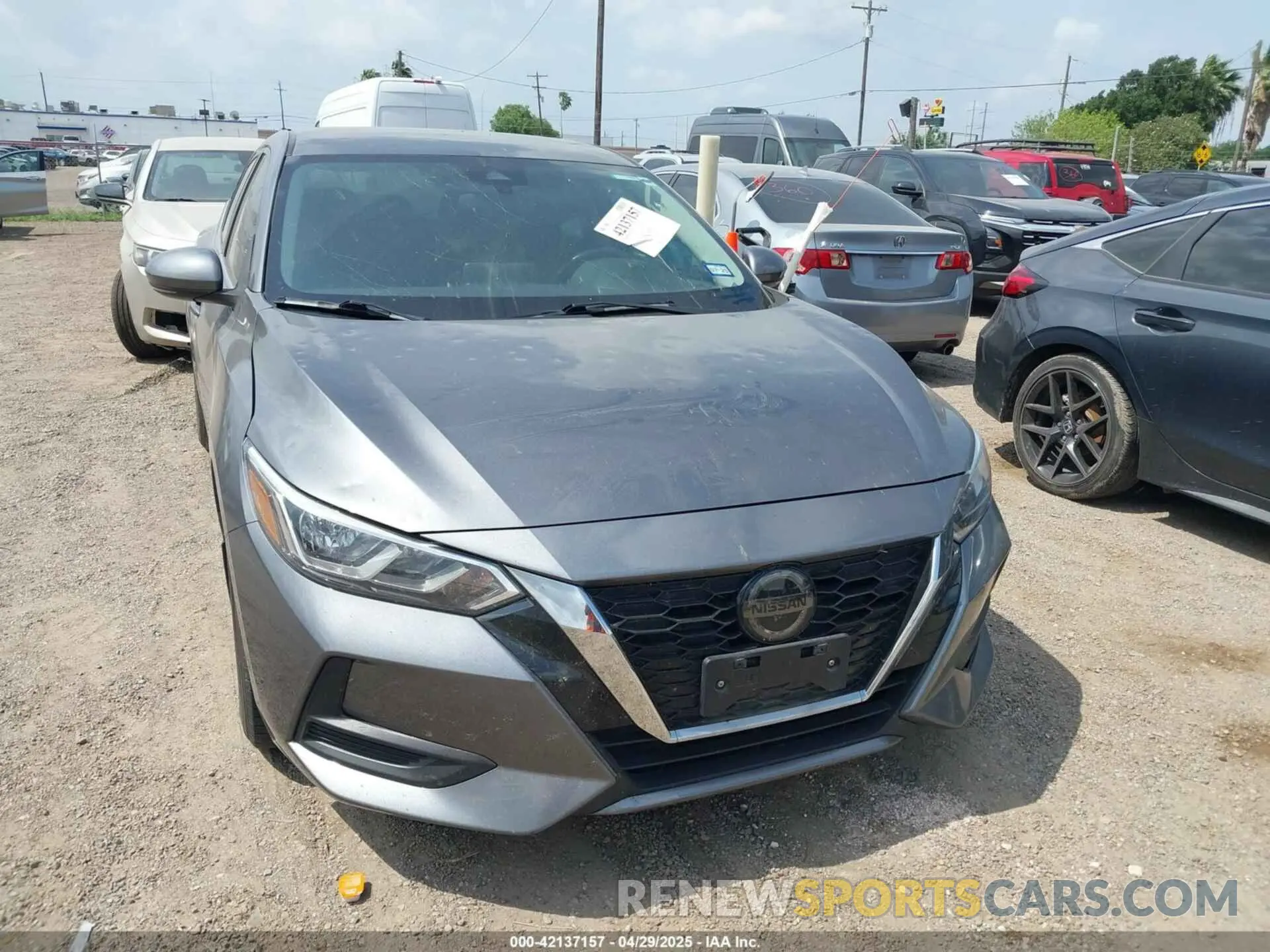 1 Photograph of a damaged car 3N1AB8CV5LY207470 NISSAN SENTRA 2020