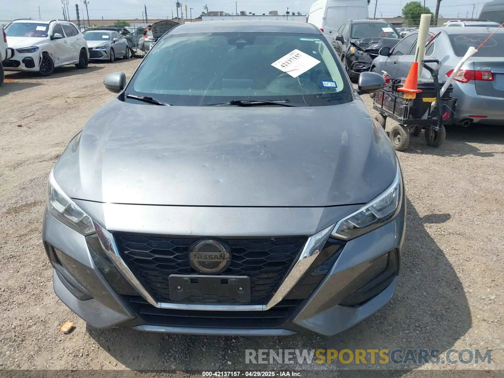 12 Photograph of a damaged car 3N1AB8CV5LY207470 NISSAN SENTRA 2020