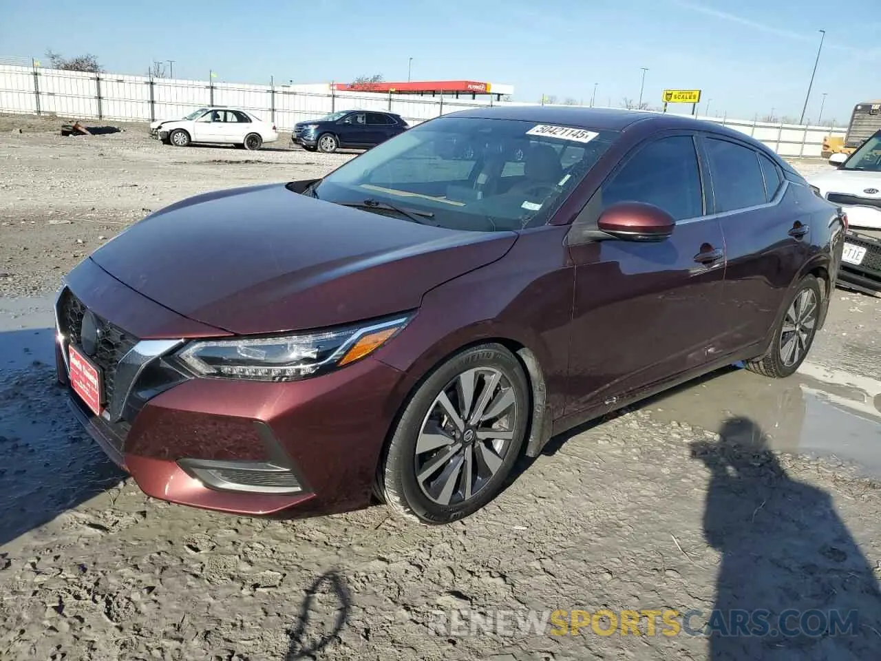 1 Photograph of a damaged car 3N1AB8CV5LY231459 NISSAN SENTRA 2020