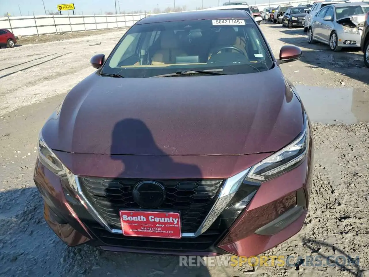 5 Photograph of a damaged car 3N1AB8CV5LY231459 NISSAN SENTRA 2020