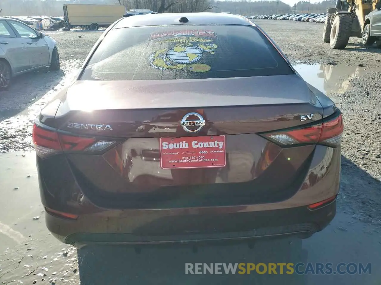 6 Photograph of a damaged car 3N1AB8CV5LY231459 NISSAN SENTRA 2020