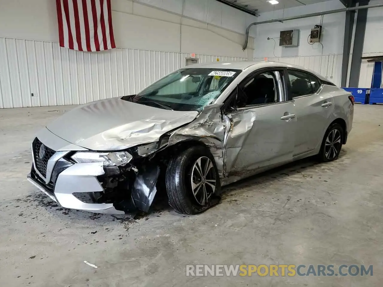 1 Photograph of a damaged car 3N1AB8CV5LY236046 NISSAN SENTRA 2020