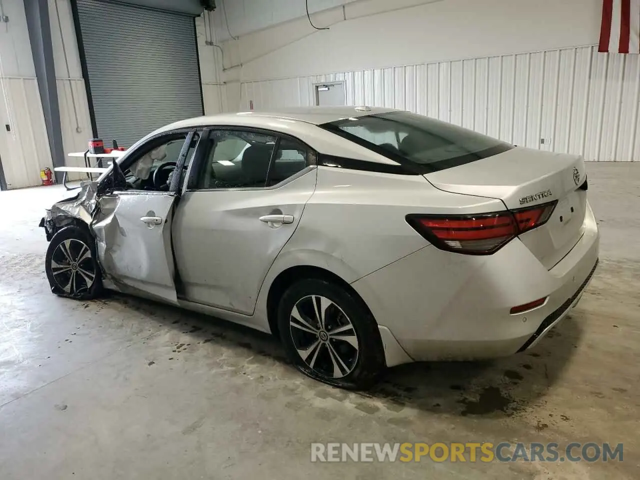 2 Photograph of a damaged car 3N1AB8CV5LY236046 NISSAN SENTRA 2020