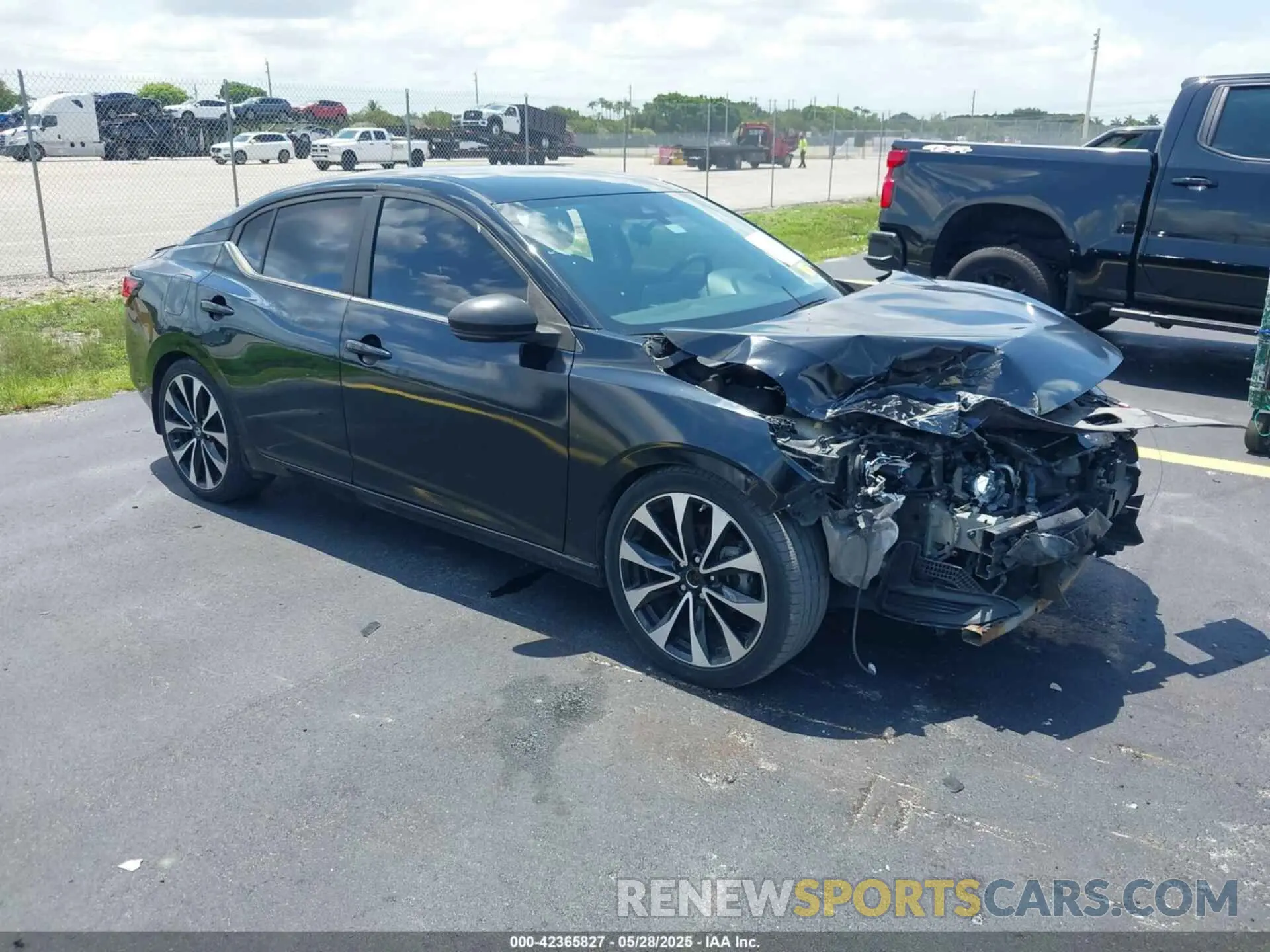 1 Photograph of a damaged car 3N1AB8CV5LY241781 NISSAN SENTRA 2020