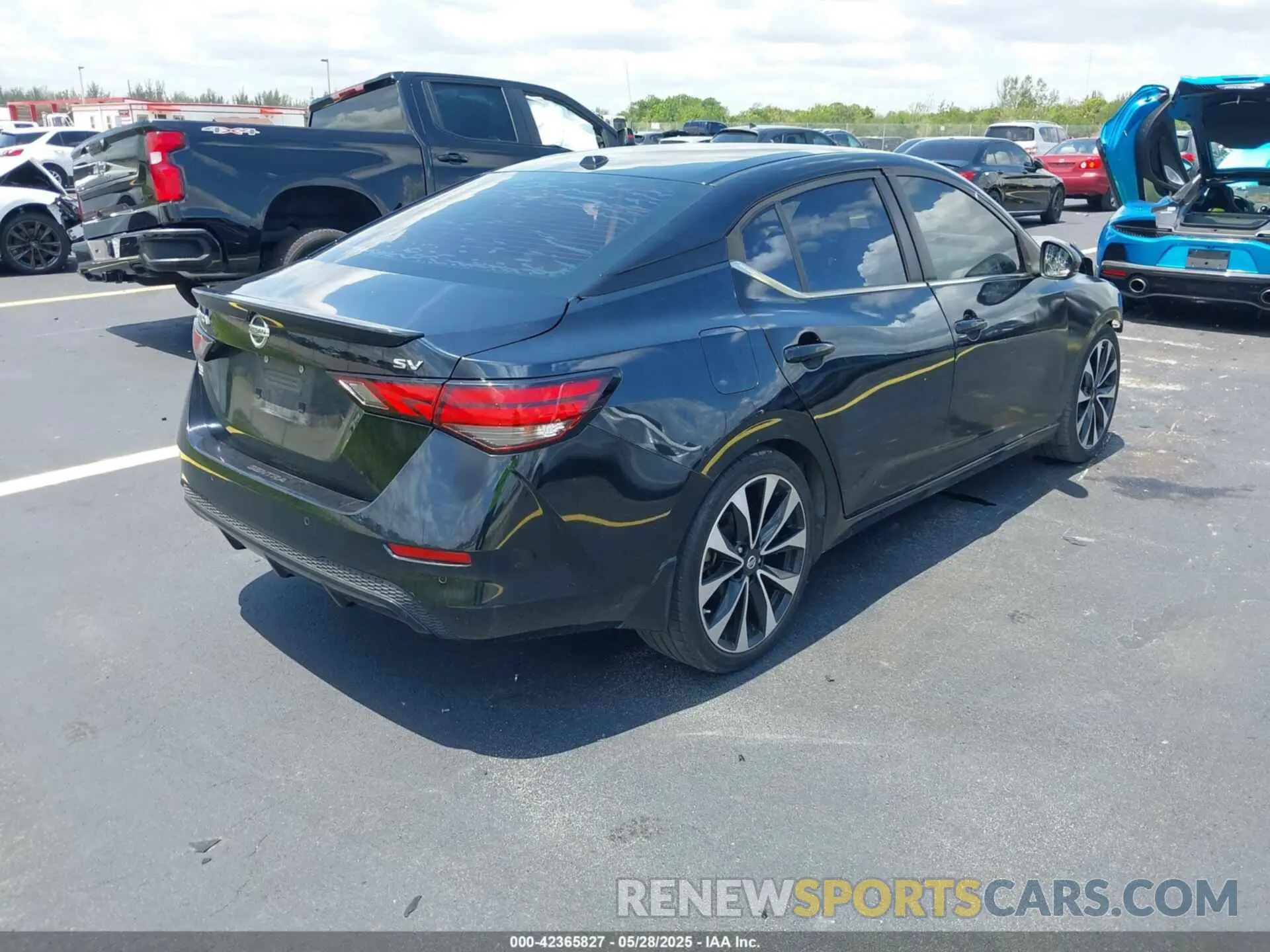 4 Photograph of a damaged car 3N1AB8CV5LY241781 NISSAN SENTRA 2020