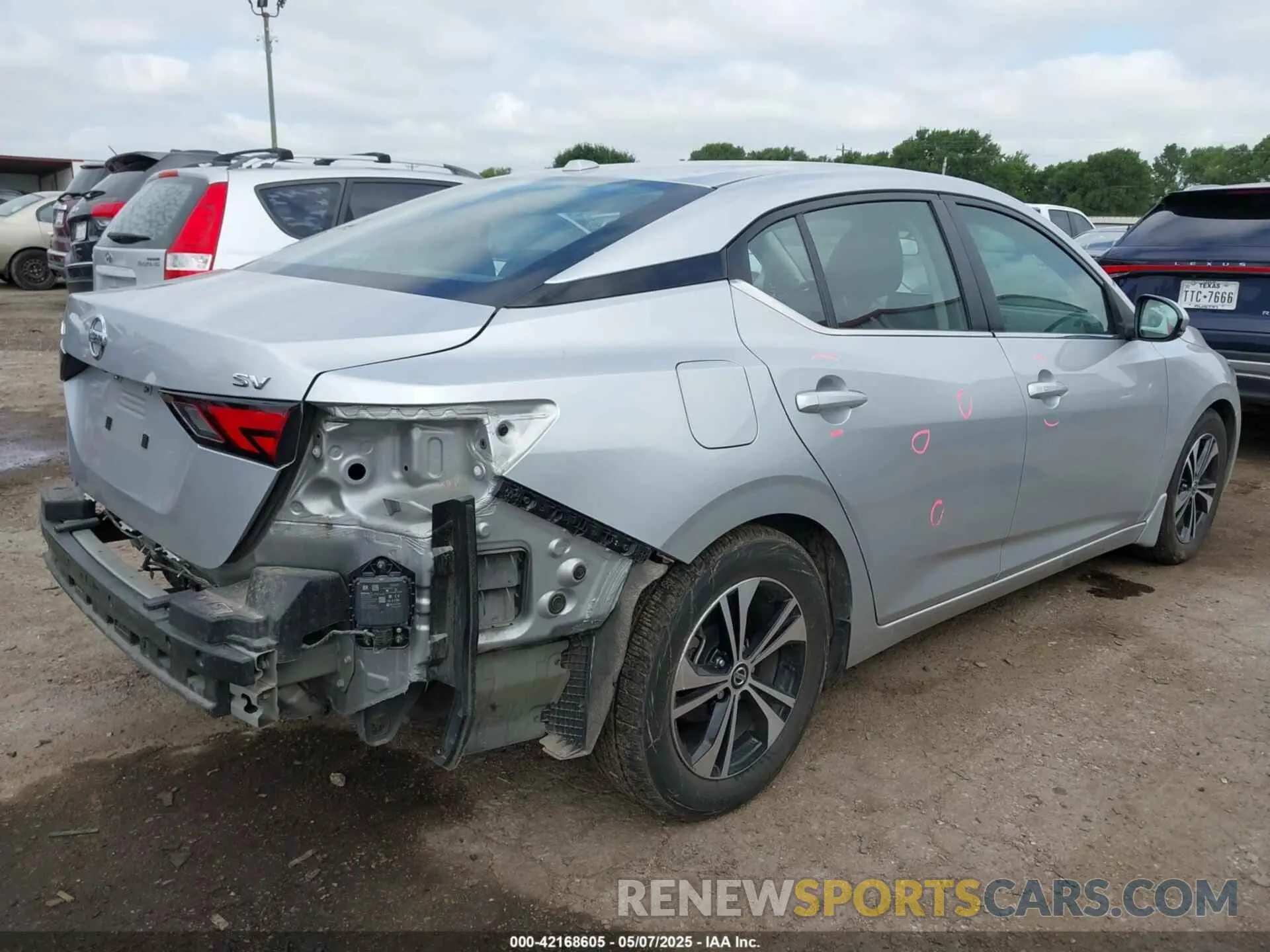 4 Photograph of a damaged car 3N1AB8CV5LY247189 NISSAN SENTRA 2020