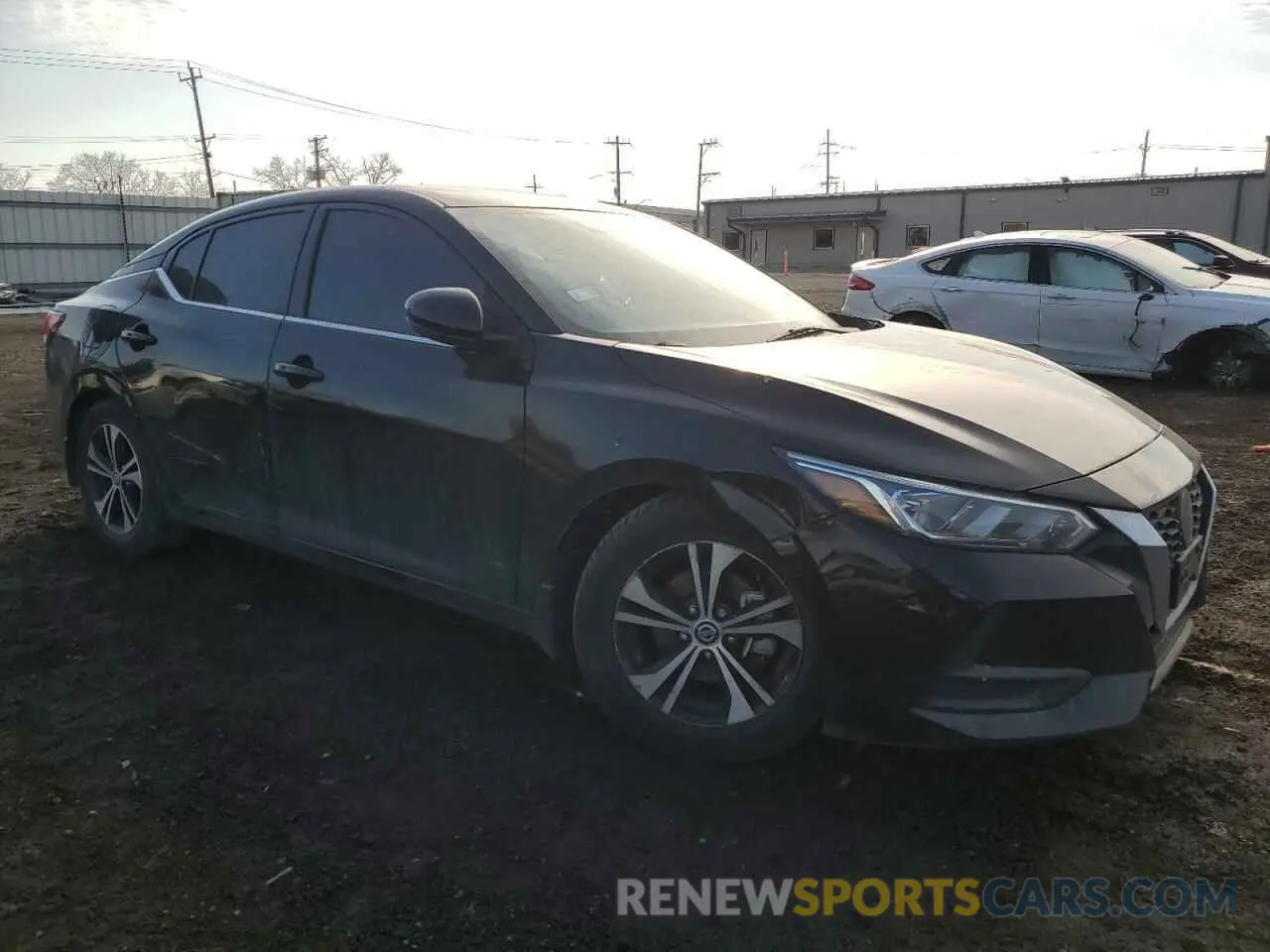 4 Photograph of a damaged car 3N1AB8CV5LY255616 NISSAN SENTRA 2020