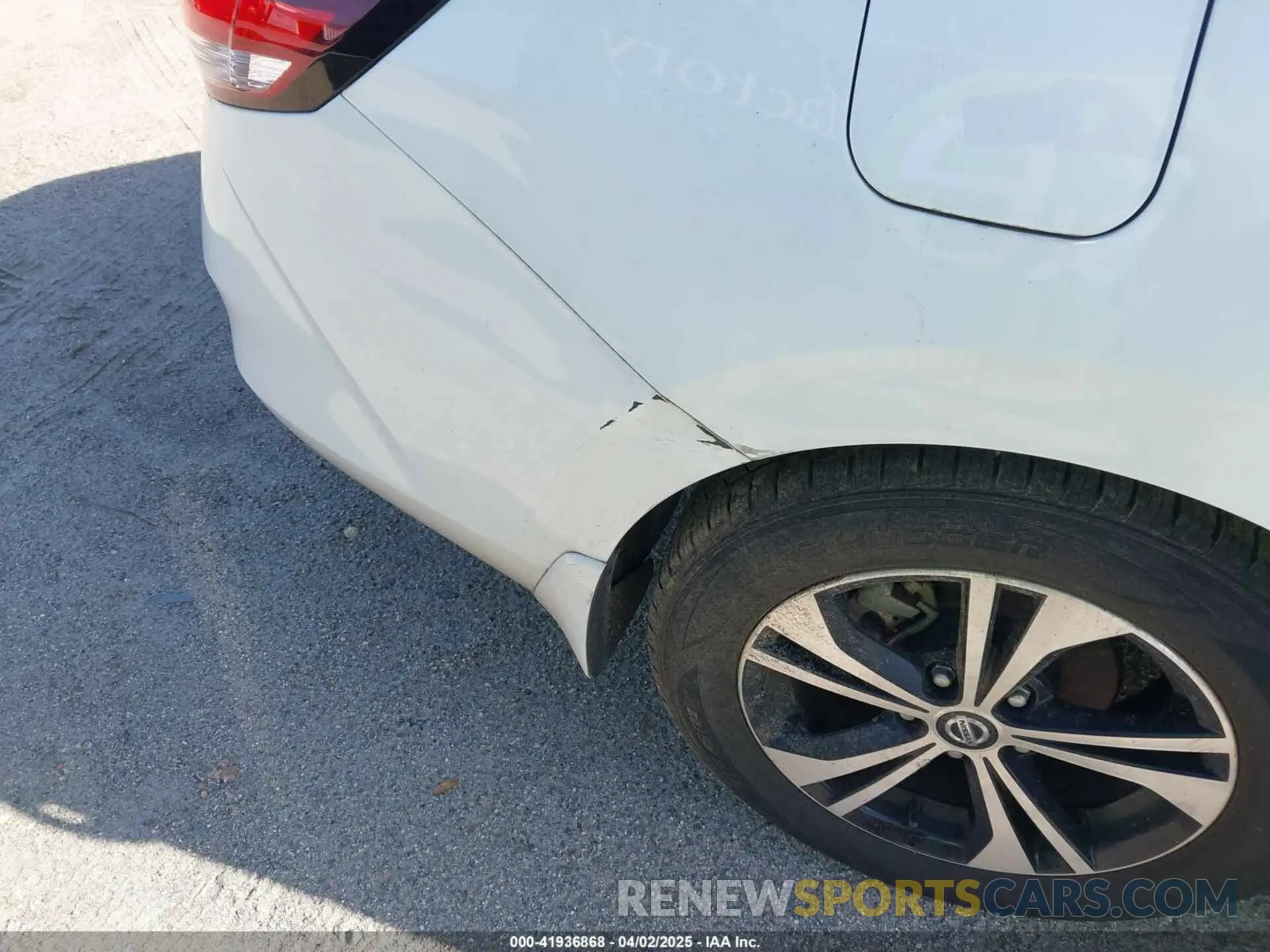 6 Photograph of a damaged car 3N1AB8CV5LY257351 NISSAN SENTRA 2020