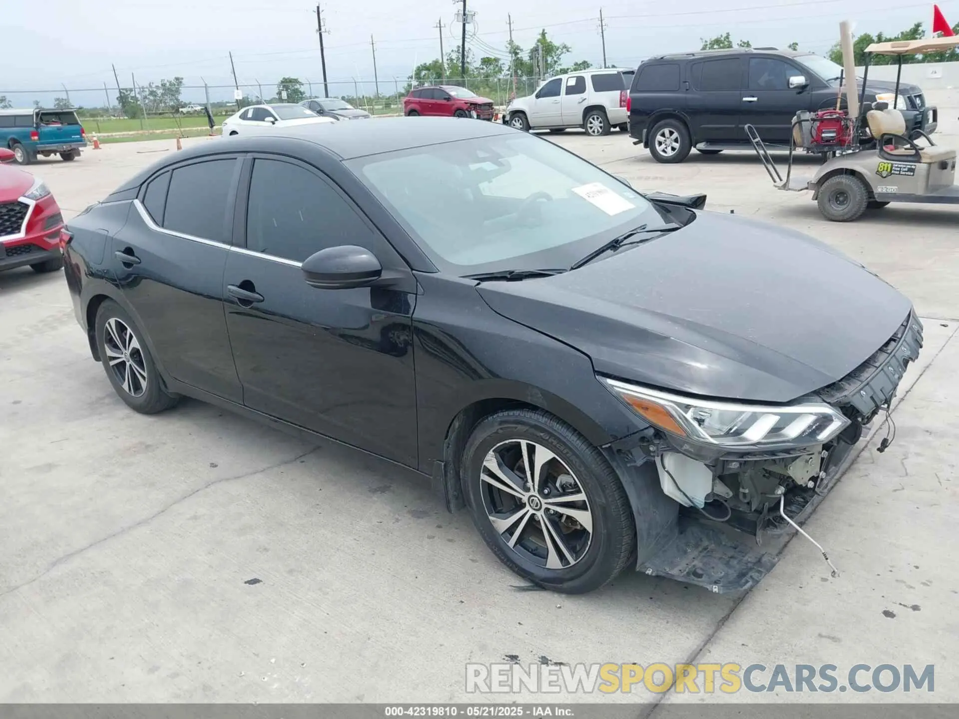 1 Photograph of a damaged car 3N1AB8CV5LY271394 NISSAN SENTRA 2020