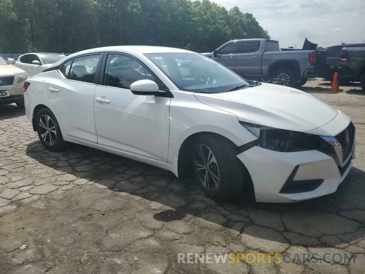 4 Photograph of a damaged car 3N1AB8CV5LY278071 NISSAN SENTRA 2020
