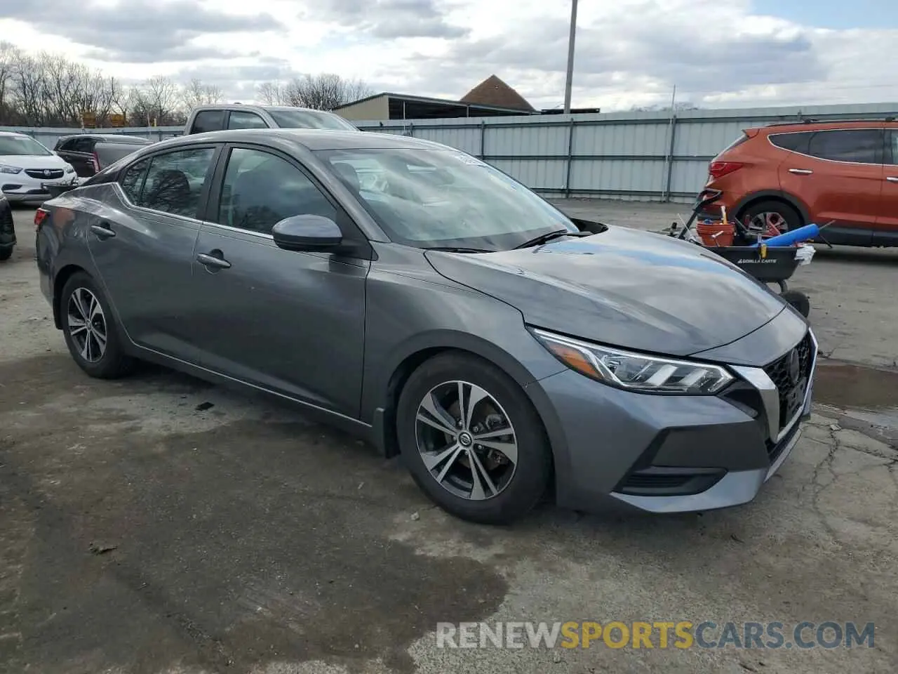 4 Photograph of a damaged car 3N1AB8CV5LY279737 NISSAN SENTRA 2020