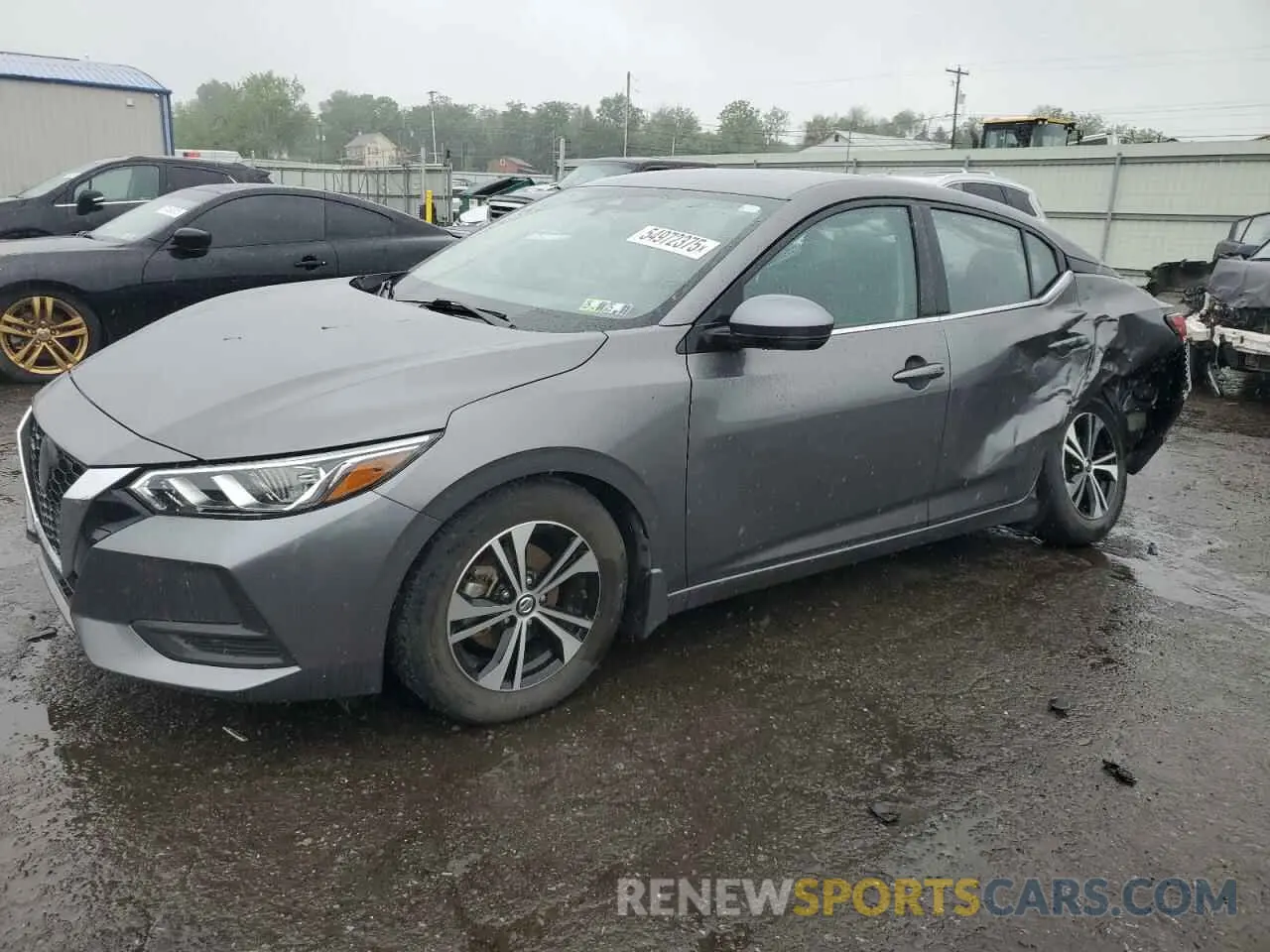 1 Photograph of a damaged car 3N1AB8CV5LY287028 NISSAN SENTRA 2020