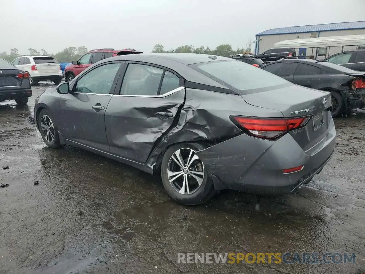 2 Photograph of a damaged car 3N1AB8CV5LY287028 NISSAN SENTRA 2020