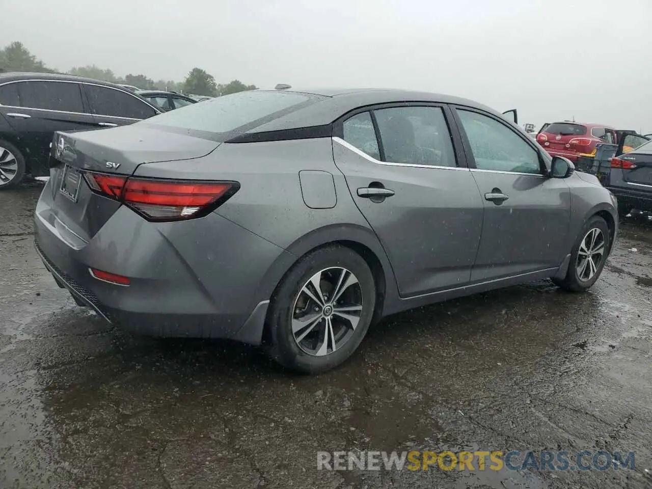 3 Photograph of a damaged car 3N1AB8CV5LY287028 NISSAN SENTRA 2020
