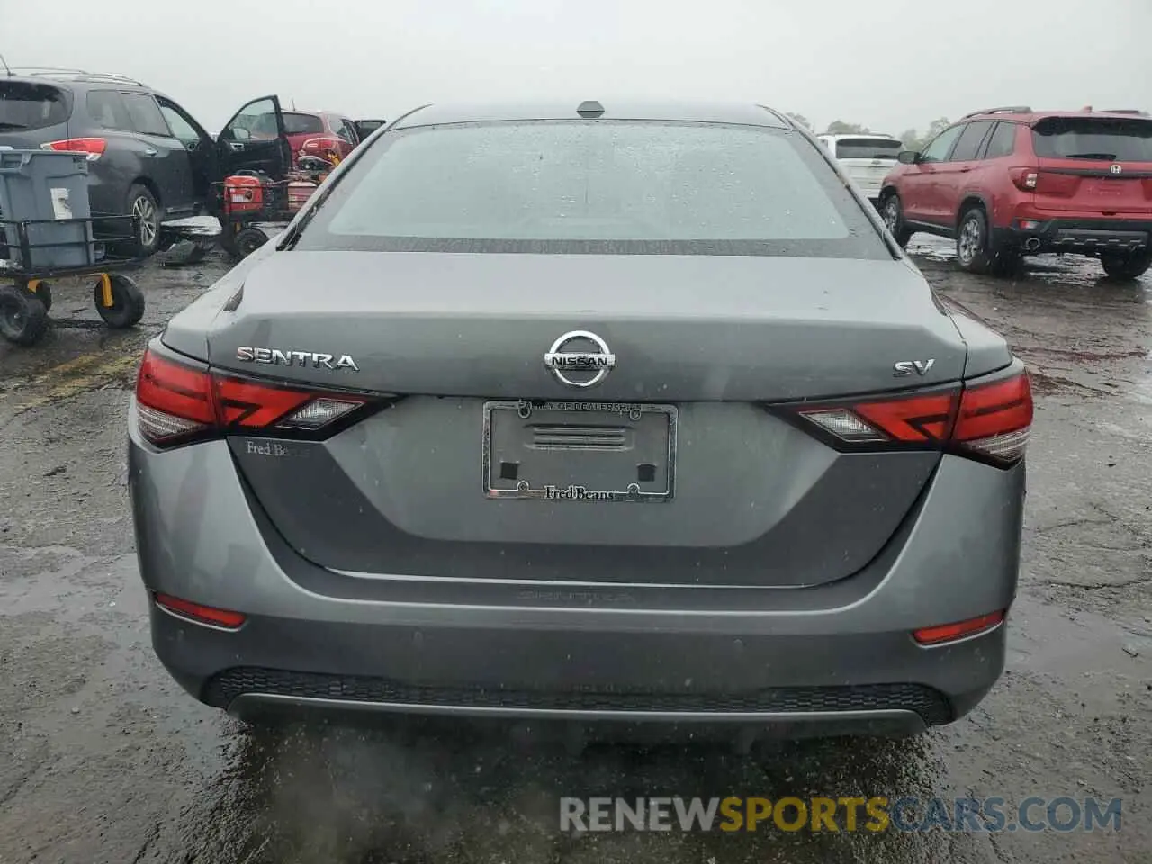 6 Photograph of a damaged car 3N1AB8CV5LY287028 NISSAN SENTRA 2020