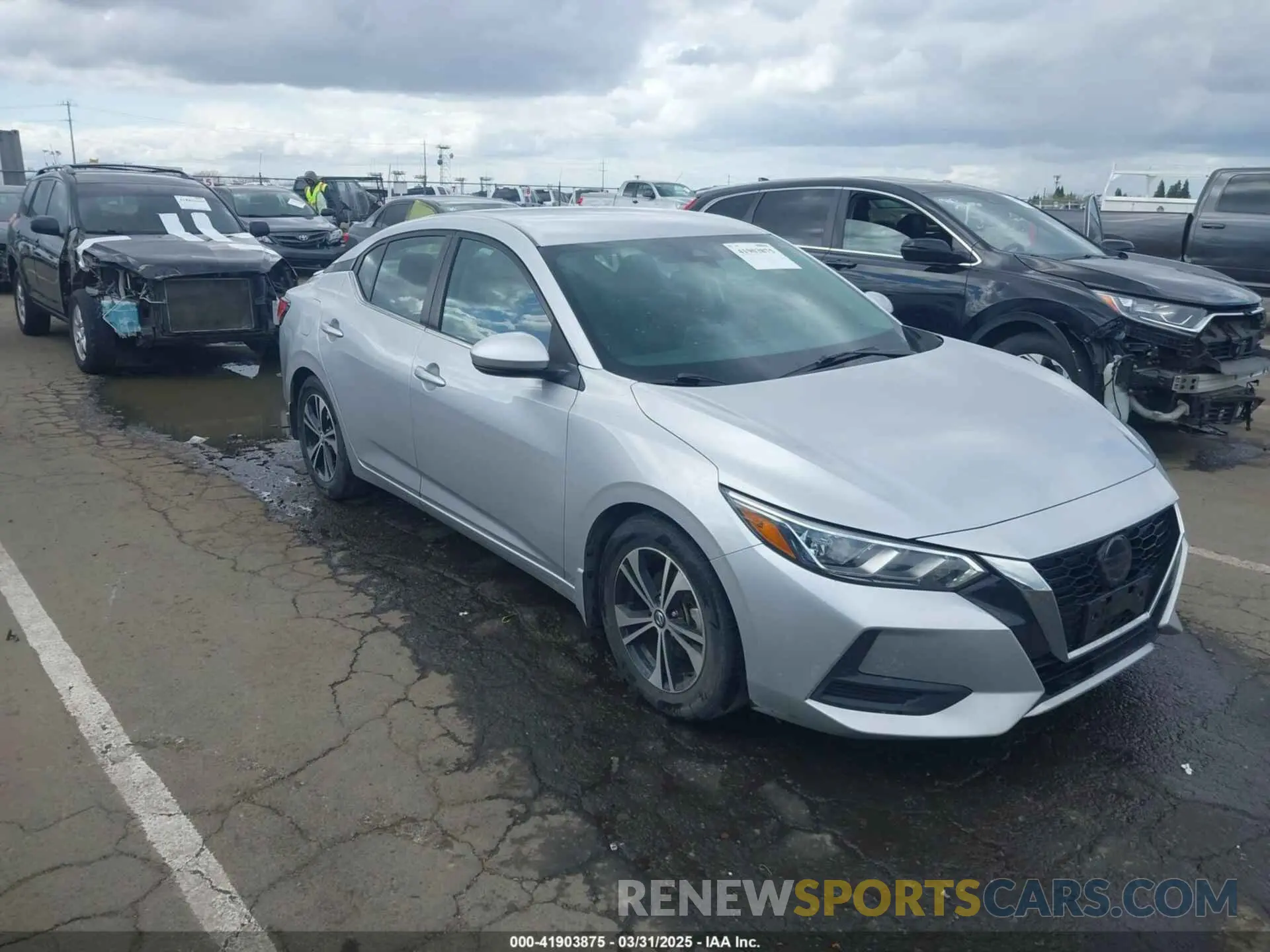 1 Photograph of a damaged car 3N1AB8CV5LY288311 NISSAN SENTRA 2020