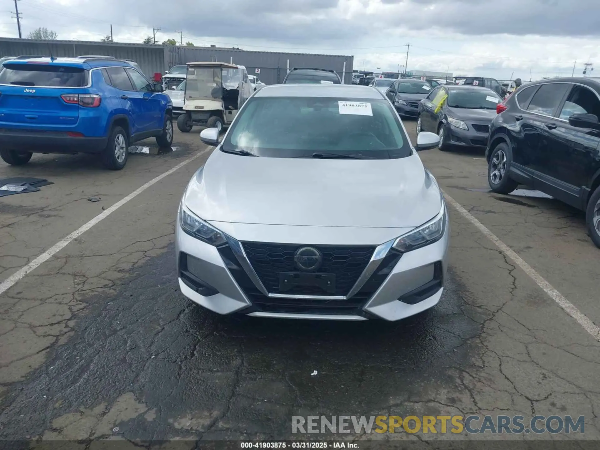 12 Photograph of a damaged car 3N1AB8CV5LY288311 NISSAN SENTRA 2020