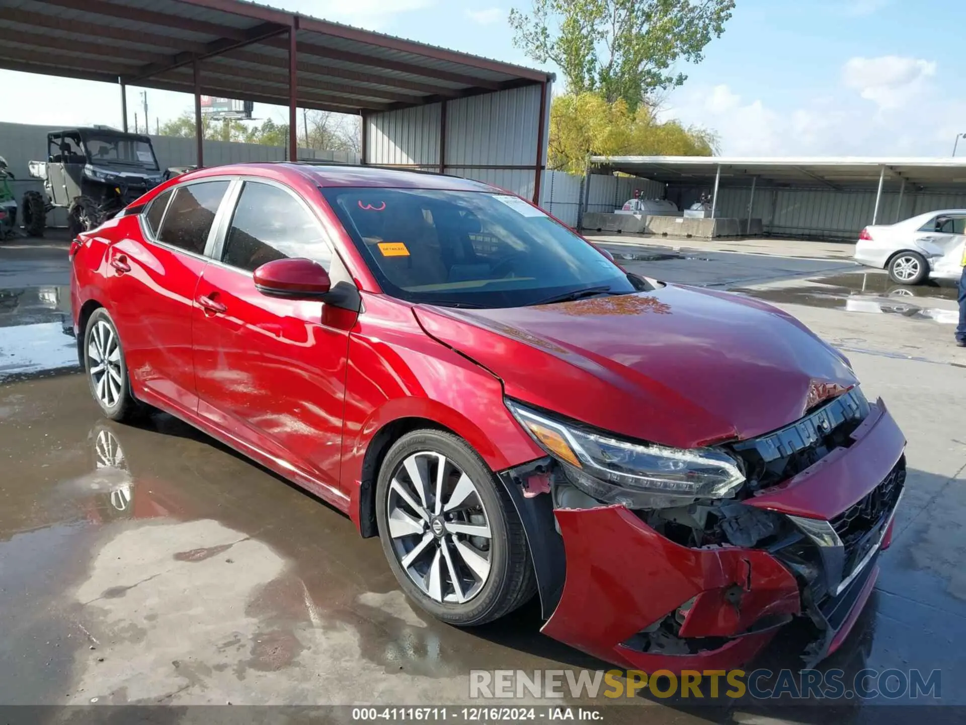 1 Photograph of a damaged car 3N1AB8CV5LY309951 NISSAN SENTRA 2020