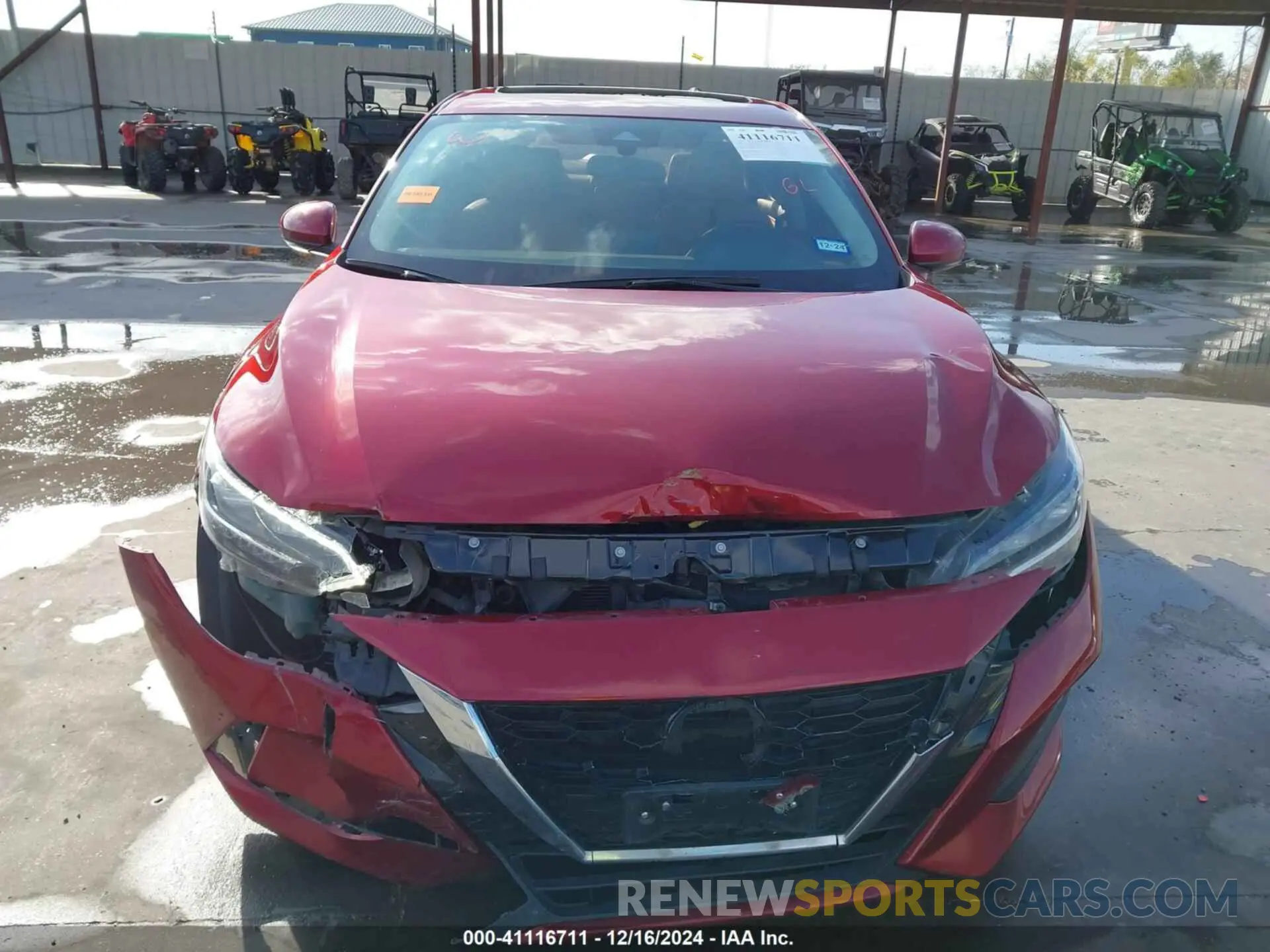 13 Photograph of a damaged car 3N1AB8CV5LY309951 NISSAN SENTRA 2020