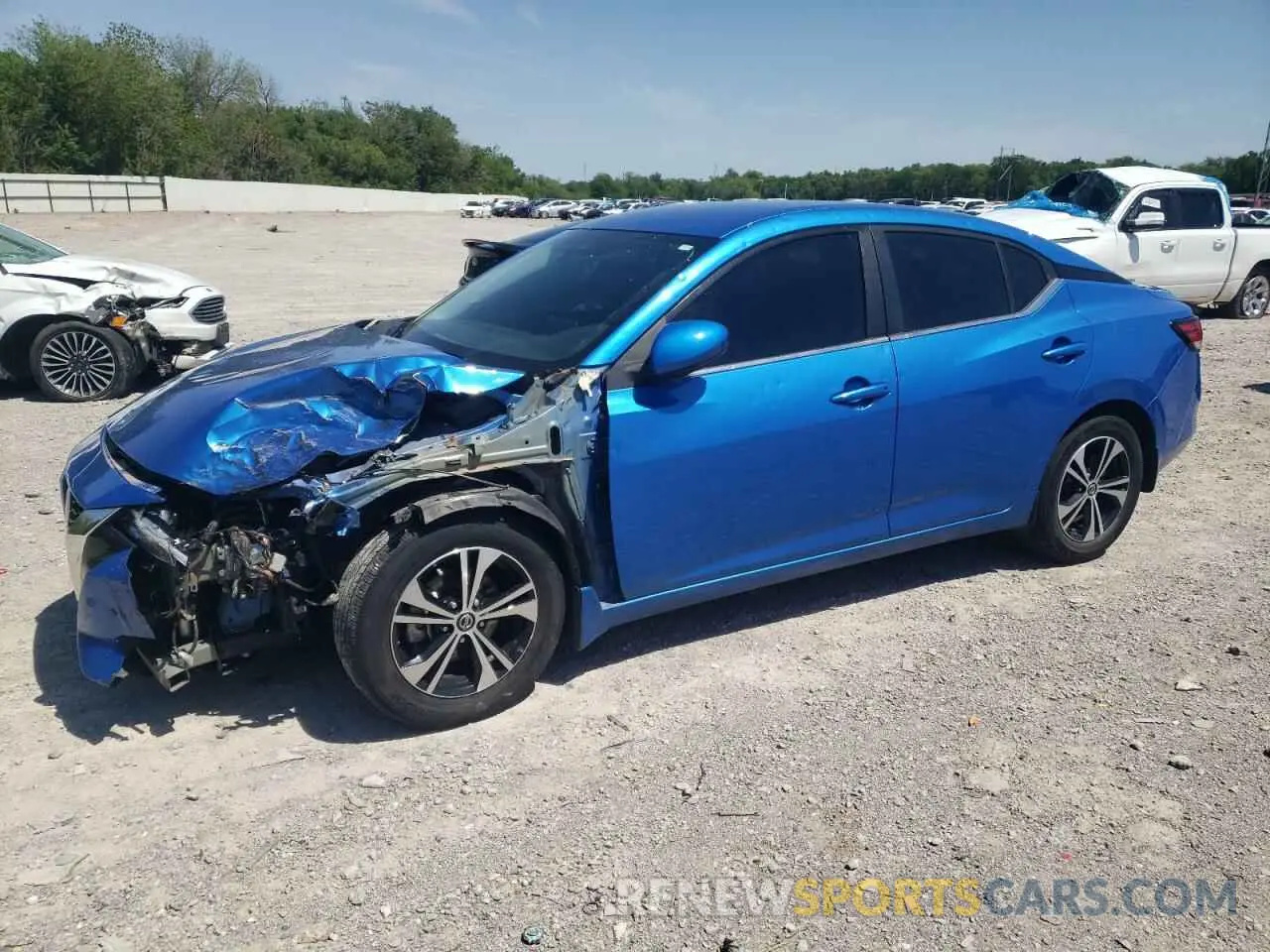 1 Photograph of a damaged car 3N1AB8CV5LY312526 NISSAN SENTRA 2020