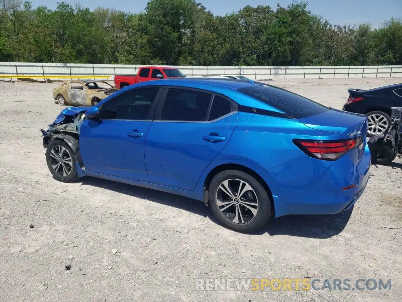 2 Photograph of a damaged car 3N1AB8CV5LY312526 NISSAN SENTRA 2020