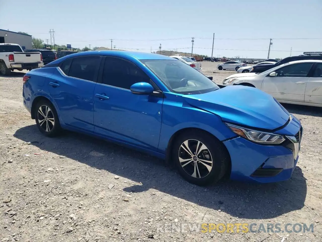 4 Photograph of a damaged car 3N1AB8CV5LY312526 NISSAN SENTRA 2020