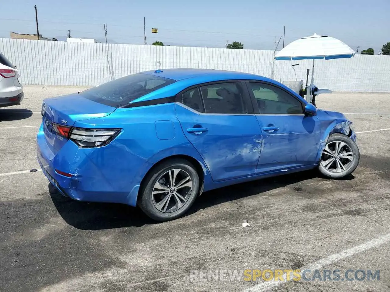 3 Photograph of a damaged car 3N1AB8CV6LY208286 NISSAN SENTRA 2020