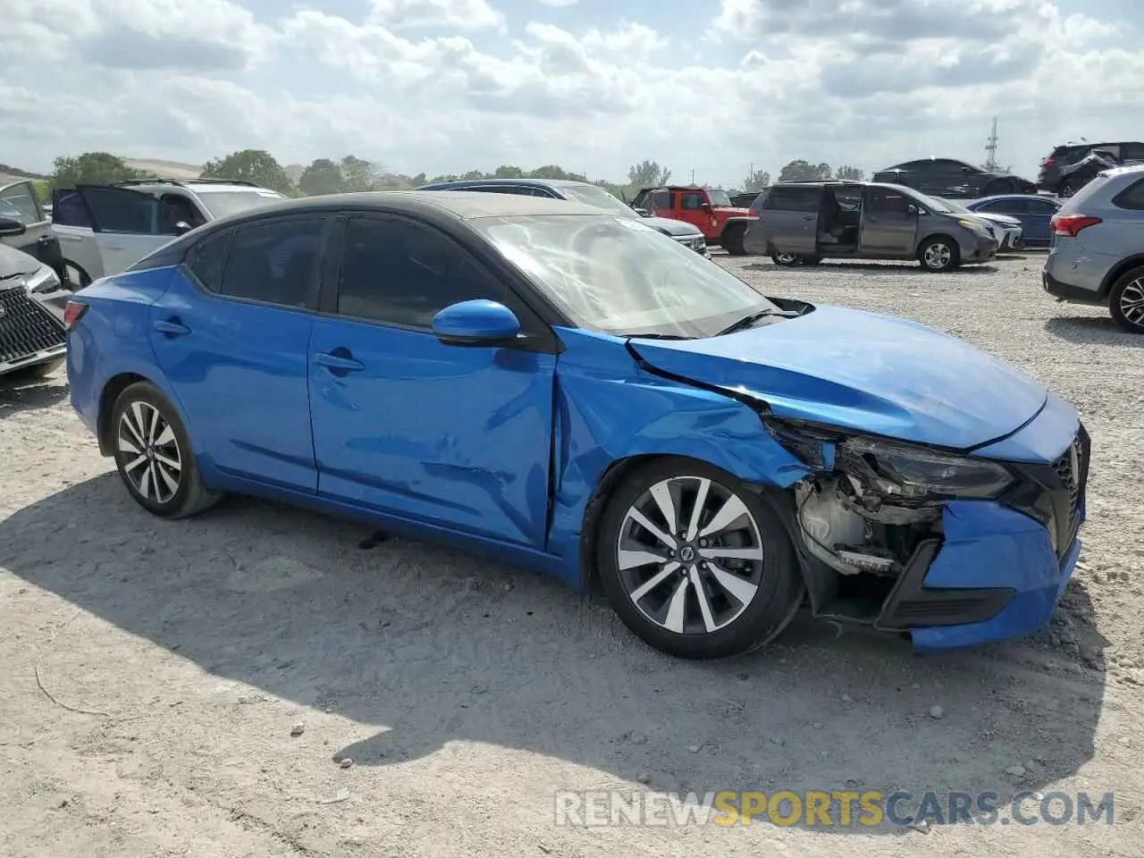 4 Photograph of a damaged car 3N1AB8CV6LY208675 NISSAN SENTRA 2020