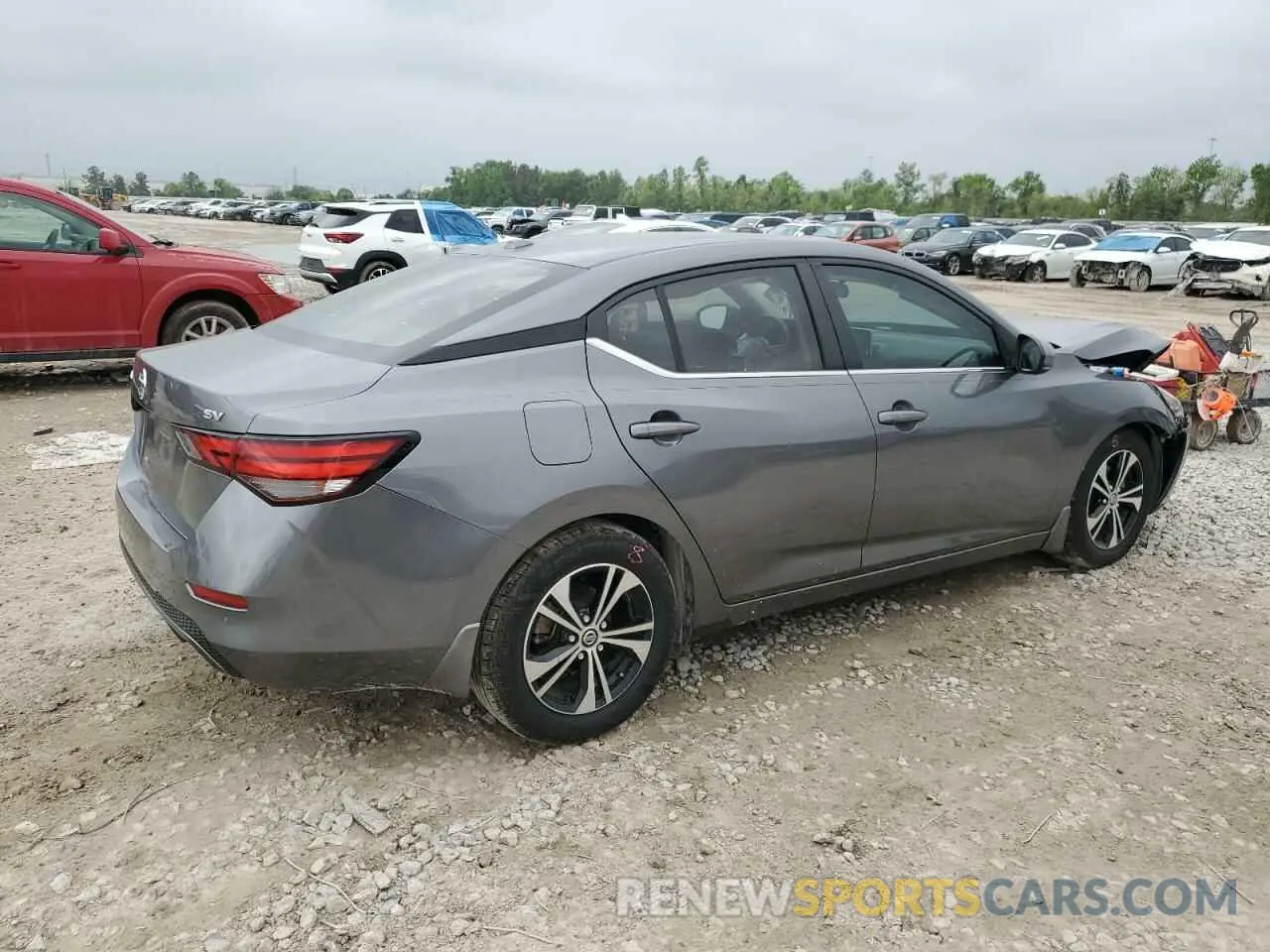 3 Photograph of a damaged car 3N1AB8CV6LY209082 NISSAN SENTRA 2020