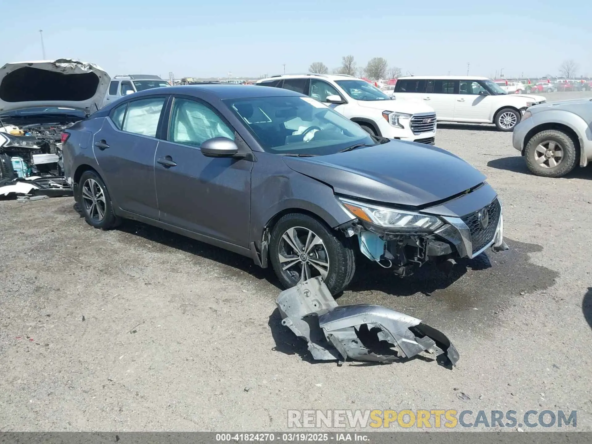 1 Photograph of a damaged car 3N1AB8CV6LY218915 NISSAN SENTRA 2020