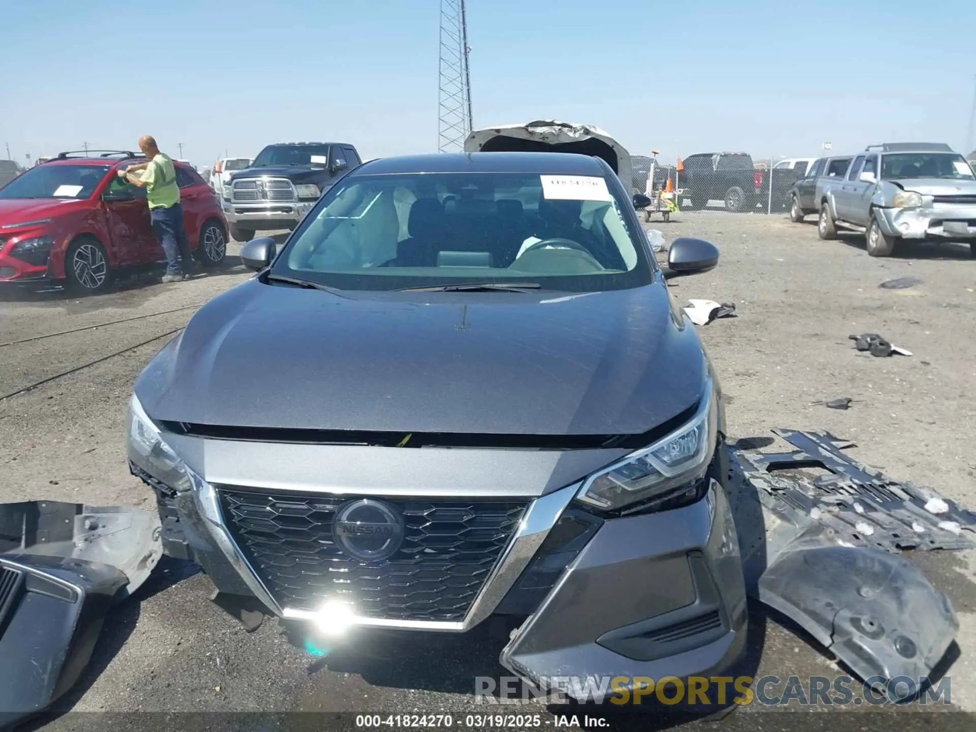 12 Photograph of a damaged car 3N1AB8CV6LY218915 NISSAN SENTRA 2020