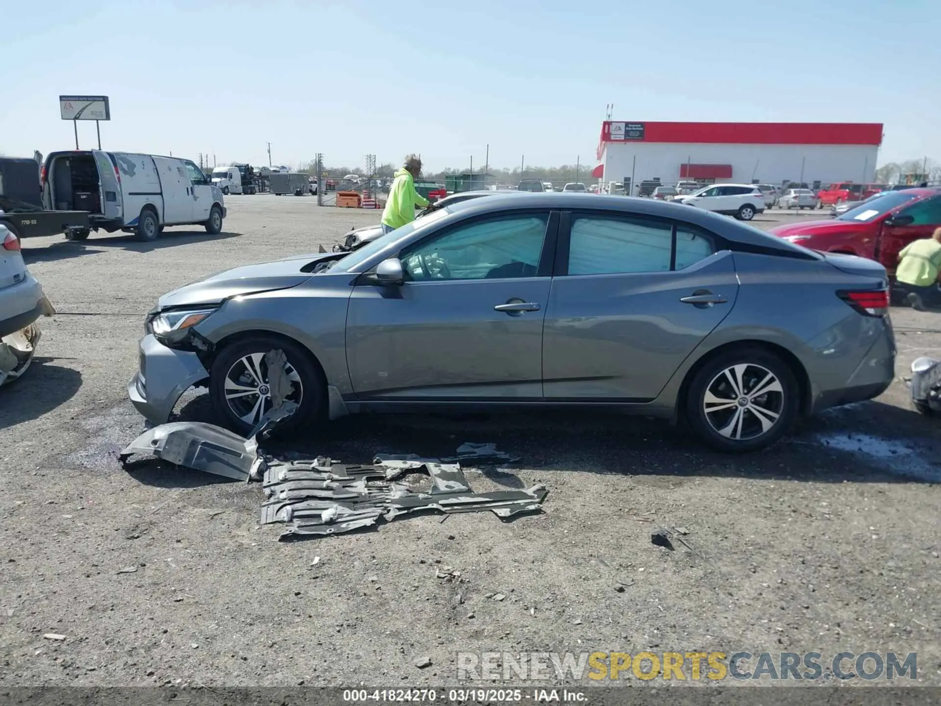 14 Photograph of a damaged car 3N1AB8CV6LY218915 NISSAN SENTRA 2020