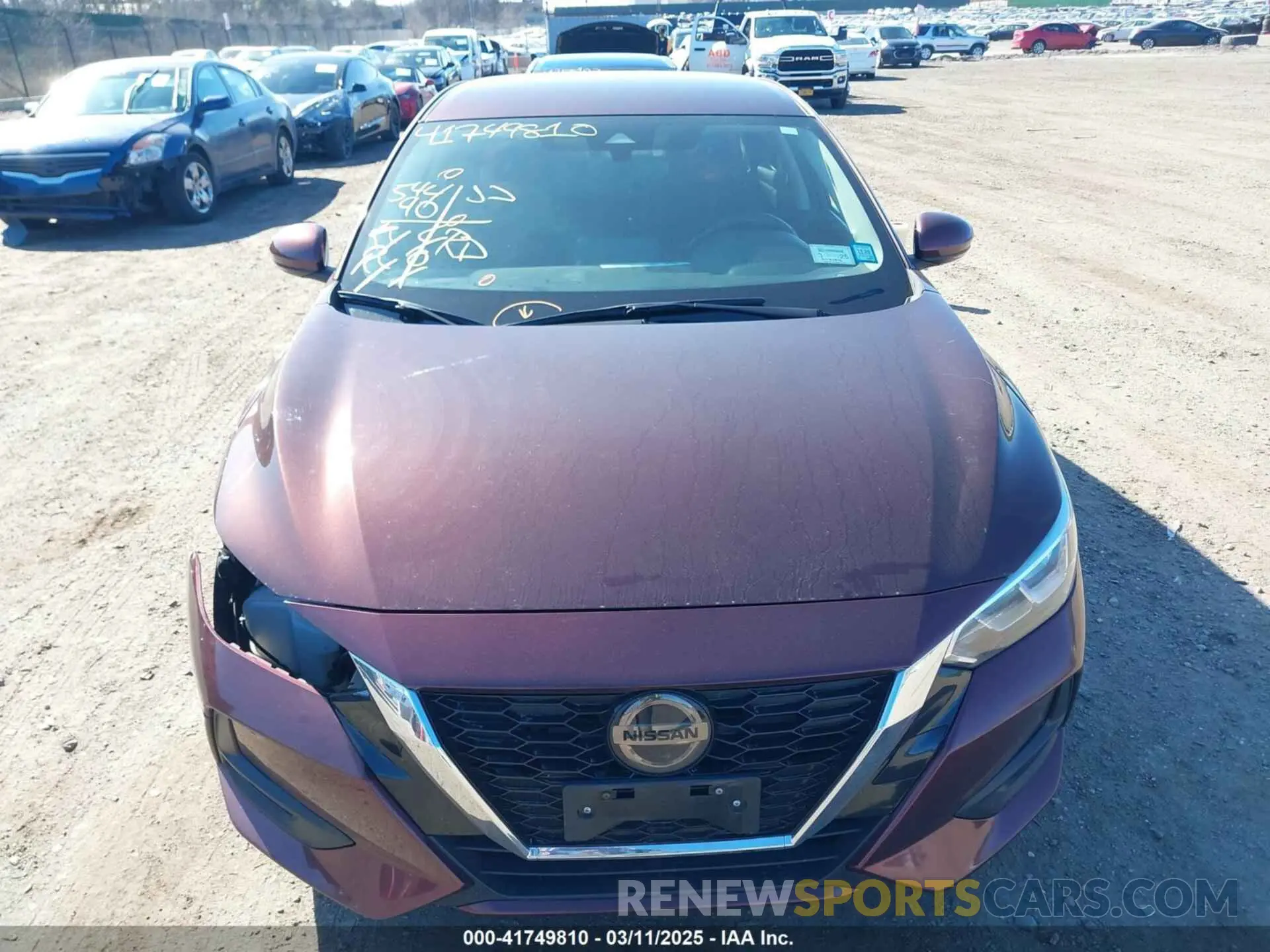 12 Photograph of a damaged car 3N1AB8CV6LY259139 NISSAN SENTRA 2020