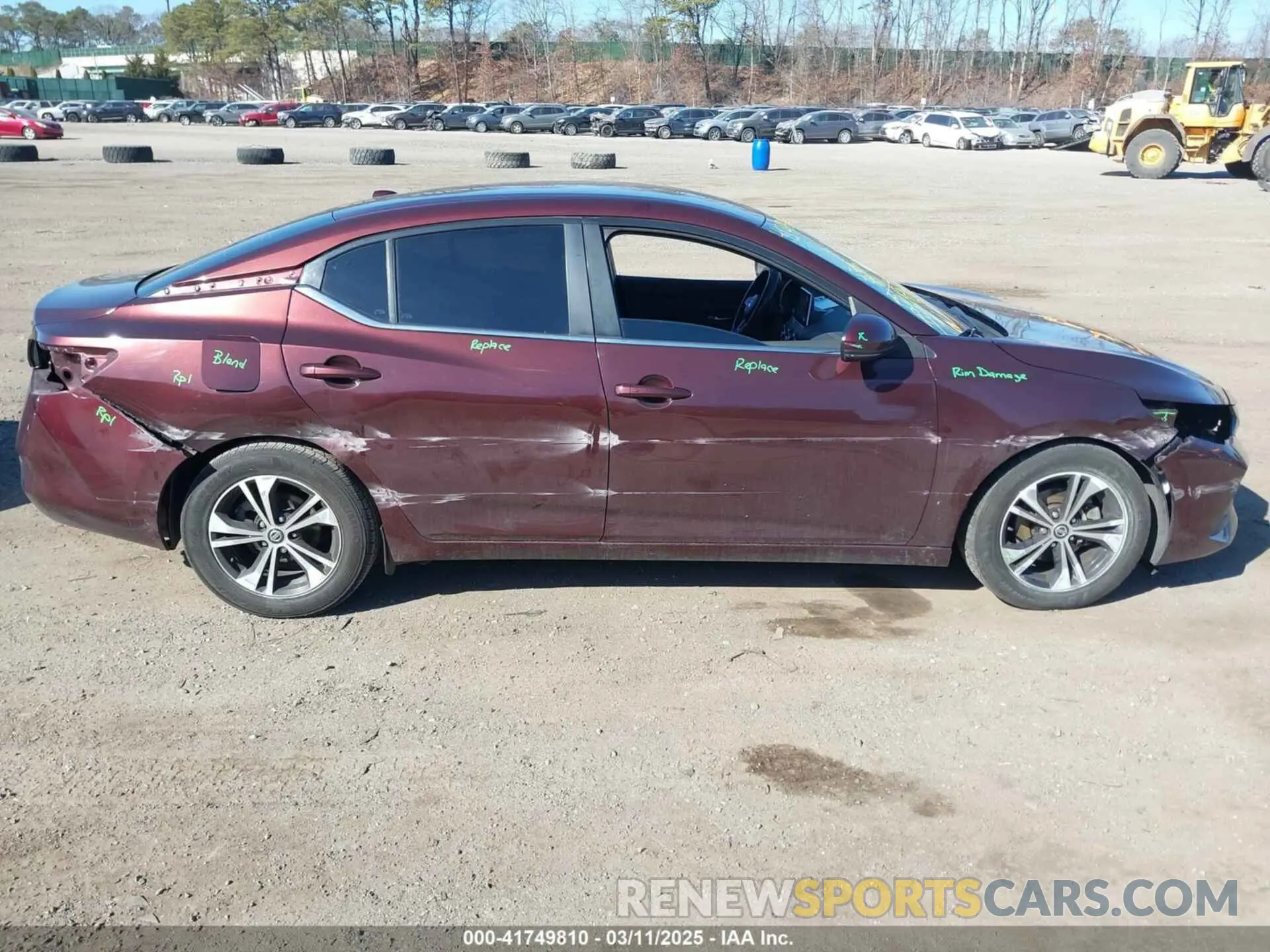 13 Photograph of a damaged car 3N1AB8CV6LY259139 NISSAN SENTRA 2020