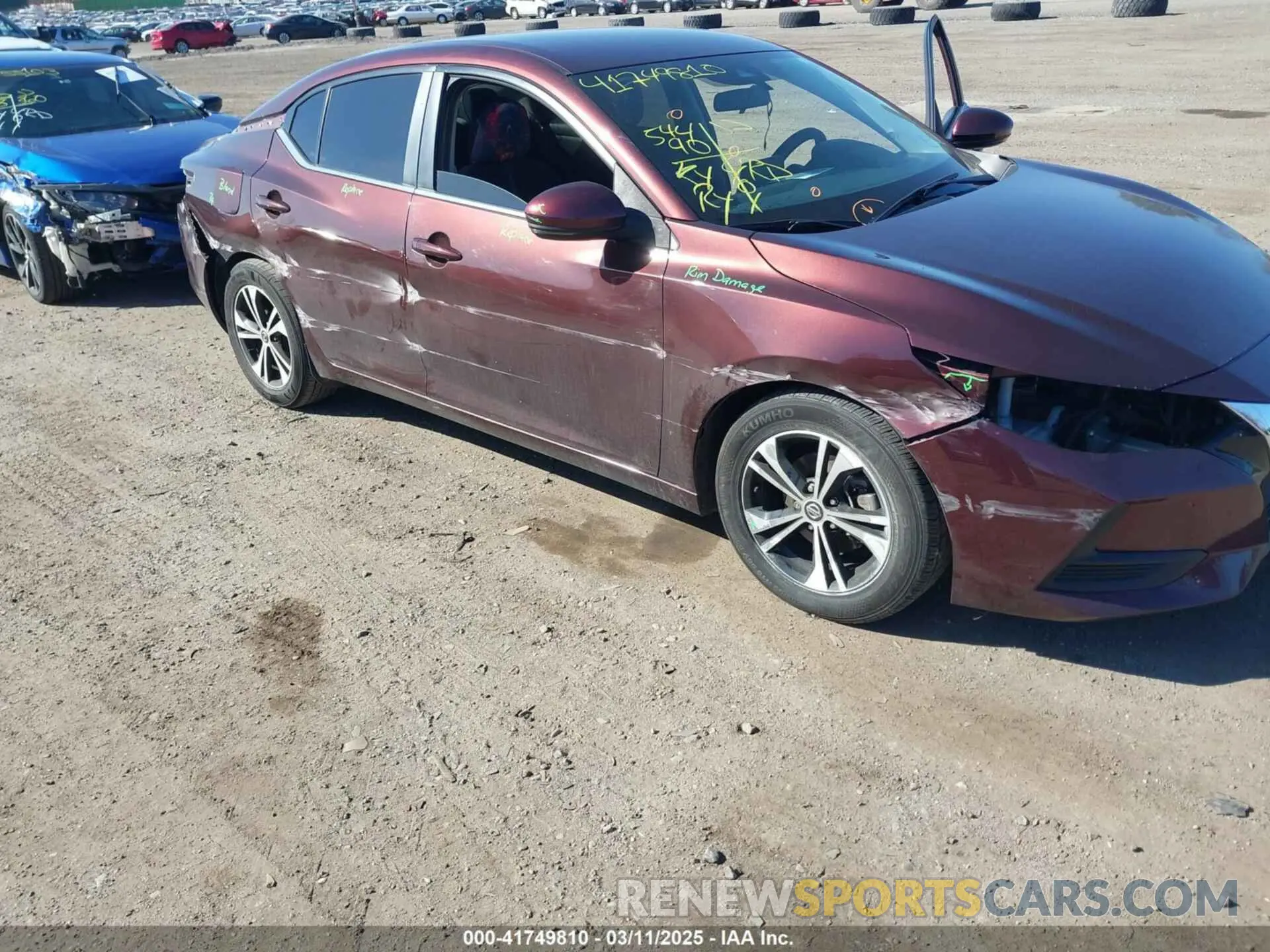 6 Photograph of a damaged car 3N1AB8CV6LY259139 NISSAN SENTRA 2020